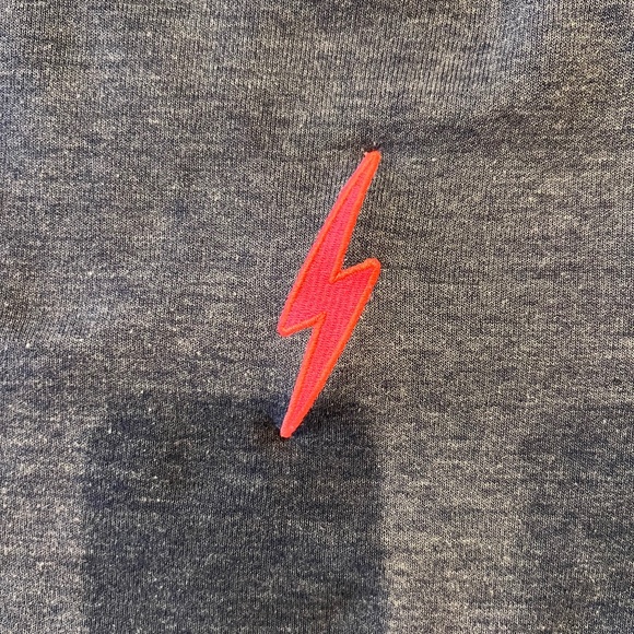 Aviator Nation Bolt Embroidery Classic Cropped Crew sweatshirt - Picture 5 of 11